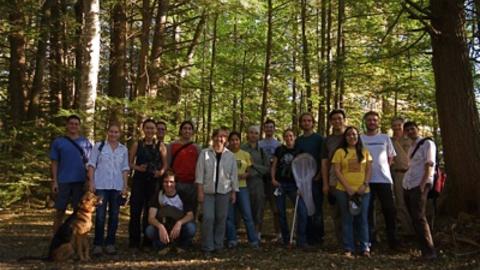 Pierce Lab et al. at Harvard Forest, 25-26 September 2010 (Photo: Chris Baker)
